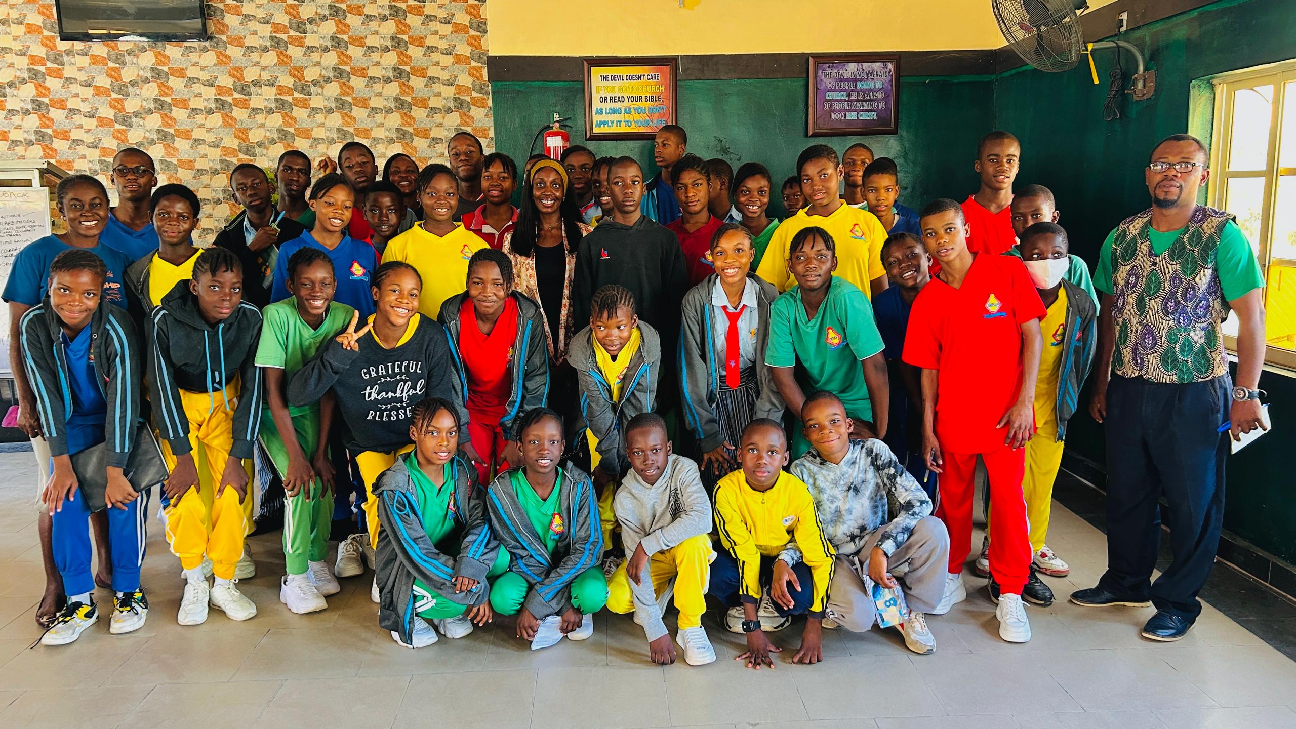 Young people participating in a DOE Foundation program